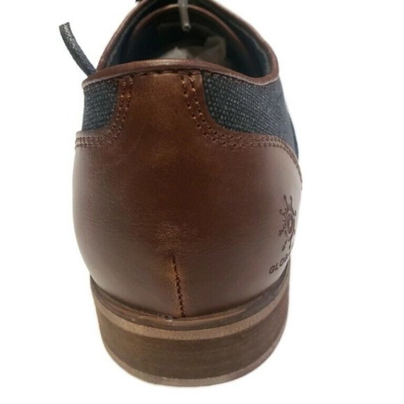 GLOBALWIN Oxford Dress Shoes Mens Size 8.5 Business Casual Fashion Blue Brown - Picture 4 of 10